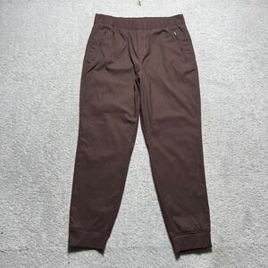 Eddie Bauer Pants Womens Size 12 Brown Fleece Lined Joggers Outdoor Hiking